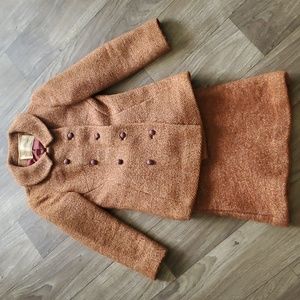 Vintage 1967 Wool Peacoat and Skirt Outfit Regenstein's Peachtree Petite Small